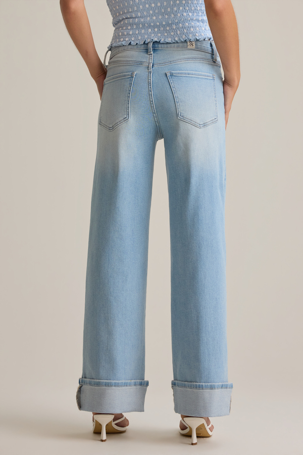 Madeline Cuff Jeans Detail 4 - Altar'd State