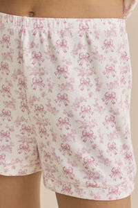 Bonnie Bows Toile PJ Set Detail 7 - Altar'd State