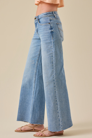 Winnie Wide Leg Jeans - Altar'd State - 