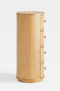 Ruth Narrow Wood Nightstand Detail 3 - Altar'd State