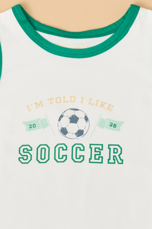 I'm Told I Like Soccer Top and Shorts Set - Altar'd State - 