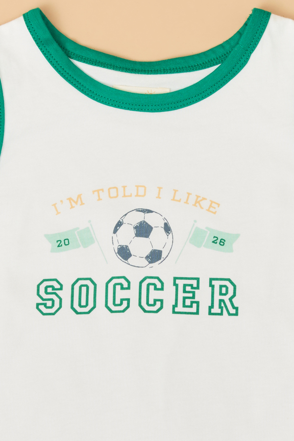 I'm Told I Like Soccer Top and Shorts Set Detail 4 - Altar'd State