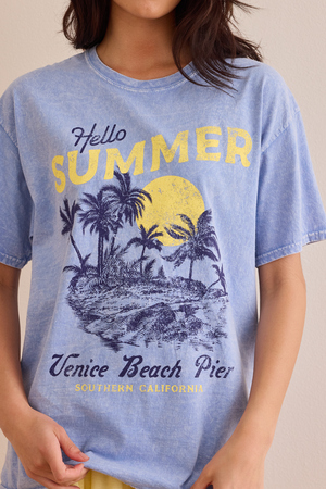 Hello Summer Oversize Tee - Altar'd State - 