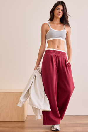 Warm-Up Wide Leg Pant - Altar'd State - 