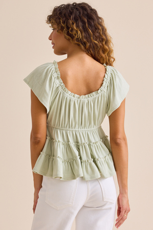 Jilliann Tiered Babydoll Top - Altar'd State - 