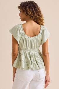 Jilliann Tiered Babydoll Top Detail 4 - Altar'd State