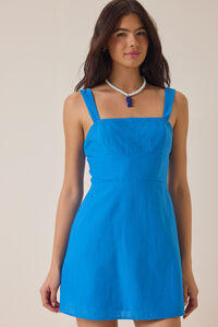 Alisha Linen Mini Dress Detail 3 - Altar'd State