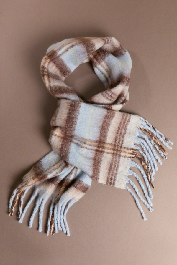 Wren Plaid Wrap Scarf - Altar'd State