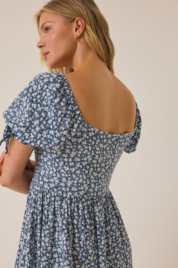 Dallas Floral Maxi Mama Dress by Rylee + Cru Detail 5 - Altar'd State