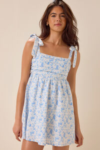 Elaina Floral Mini Dress Detail 3 - Altar'd State