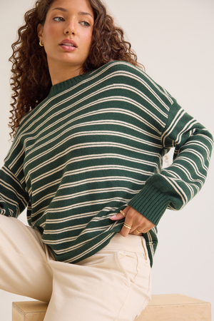 Catt Striped Sweater - Altar'd State - 