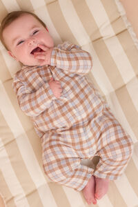 Western Plaid Polo Romper - Altar'd State