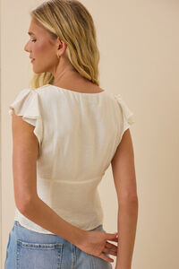 Lana Ruffle Blouse Detail 4 - Altar'd State