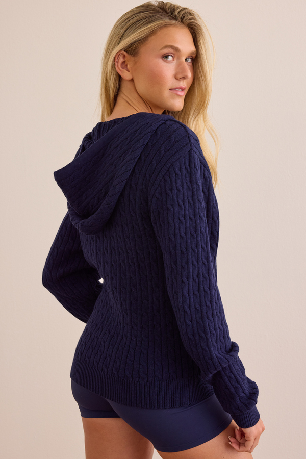 Dynamic Knit Zip-Up Jacket Detail 5 - Altar'd State