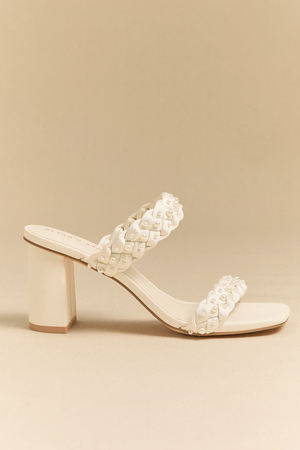 Carla Braided Pearl Heels - Altar'd State