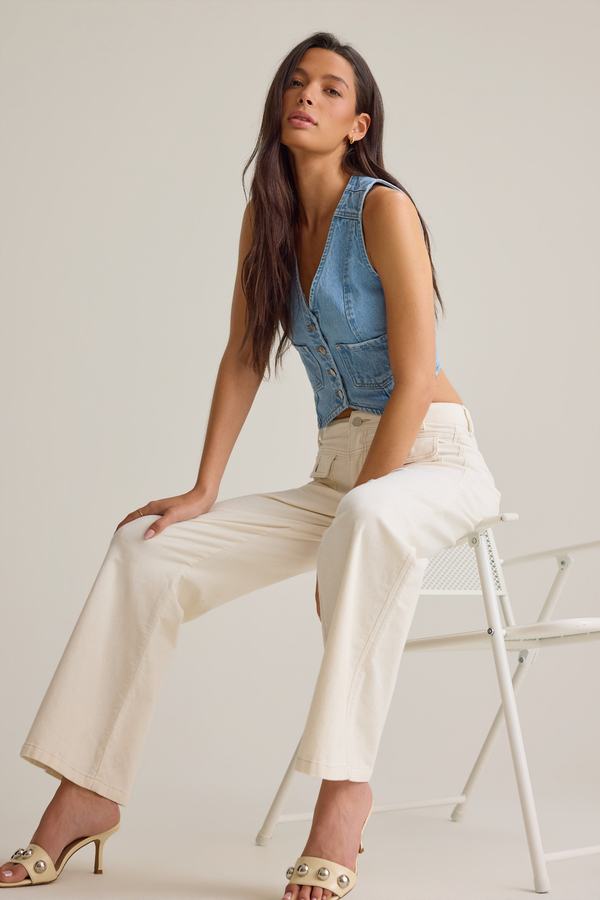 Harlee Denim Vest - Altar'd State