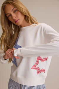Amara Star Applique Pullover - Altar'd State