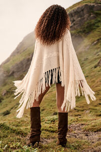 Alianna Knit Poncho Detail 4 - Altar'd State
