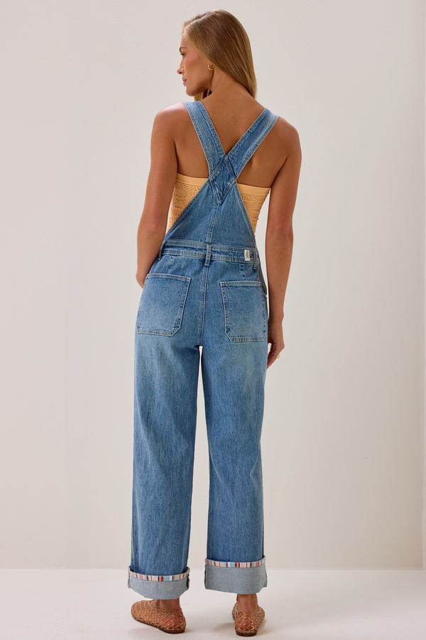 Shelby Denim Overalls Detail 5 - Altar'd State