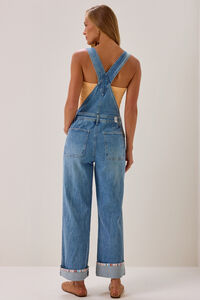 Shelby Denim Overalls Detail 5 - Altar'd State