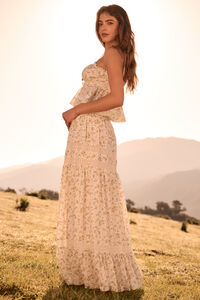 Kailey Floral Maxi Skirt Detail 2 - Altar'd State