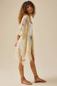 Alessia Crochet Fringe Kimono Detail 4 - Altar'd State