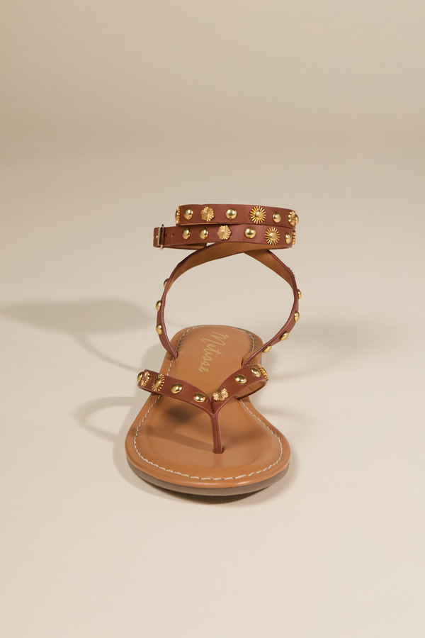 Athena Strappy Wrap Sandal Detail 4 - Altar'd State