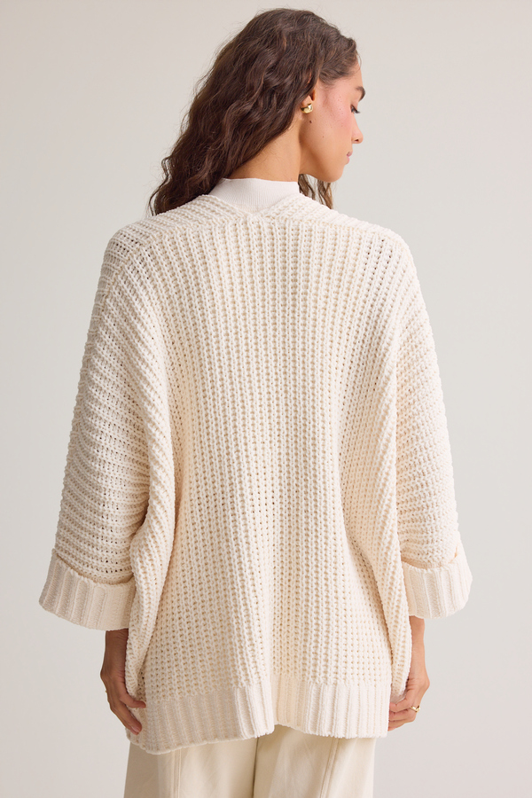 Olivia Chenille Open Front Cardigan Detail 5 - Altar'd State
