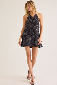 Sydney Beaded Mini Dress Detail 3 - Altar'd State