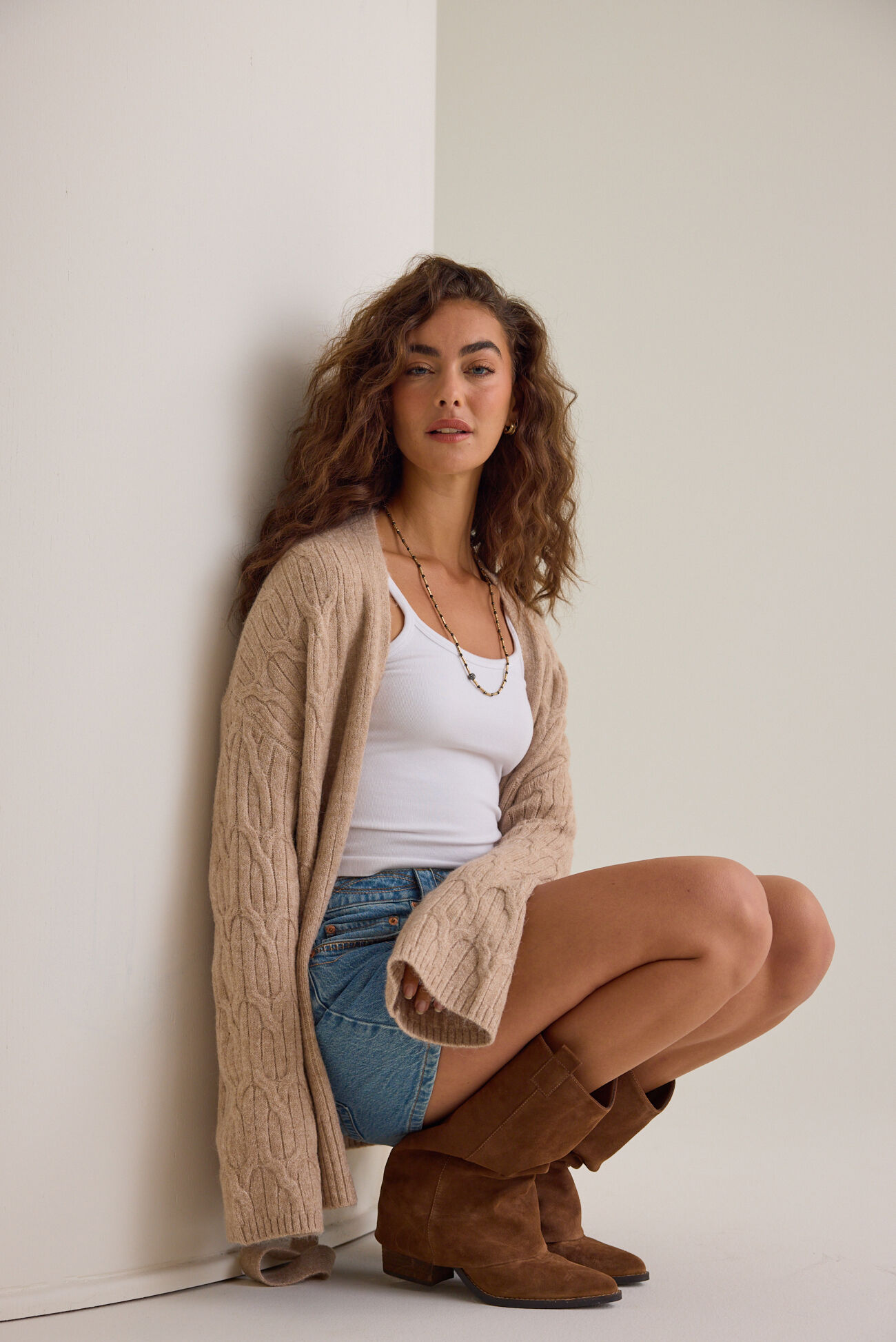 Clara Cable Wrap Cardigan