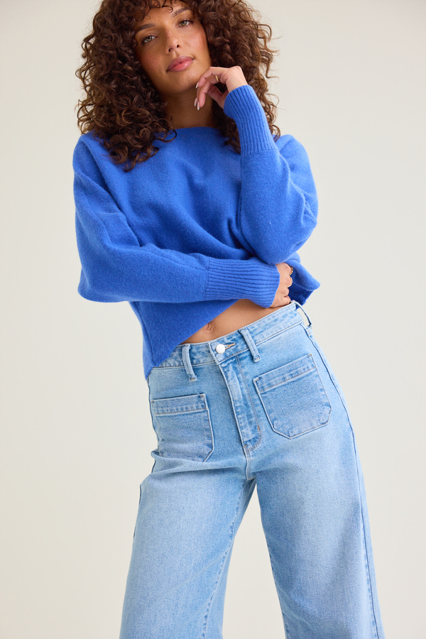 Indy High Rise Sailor Jean Detail 6 - Altar'd State