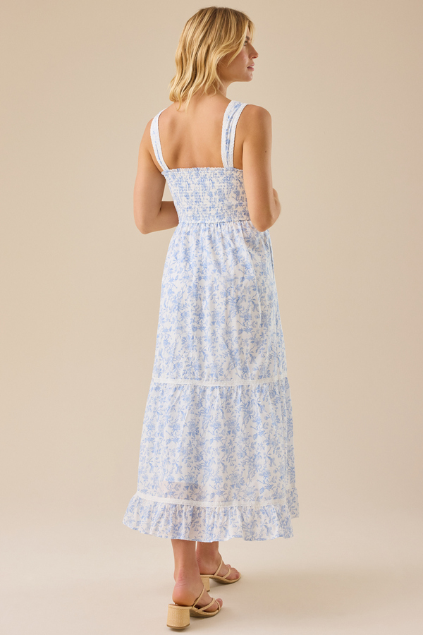Kennedy Floral Maxi Dress Detail 5 - Altar'd State