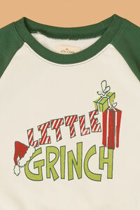Little Grinch Raglan Sleeve Pullover Detail 2 - Altar'd State
