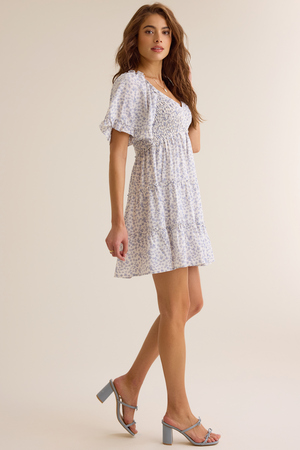 Laurel Smocked Floral Mama Dress - Altar'd State - 