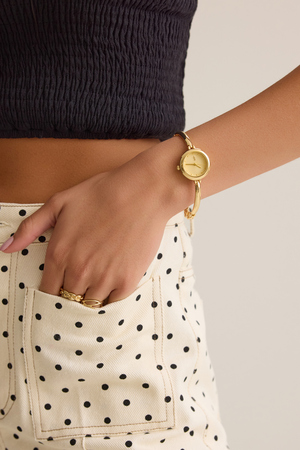 Minimal Luxe Round Watch - Altar'd State - 