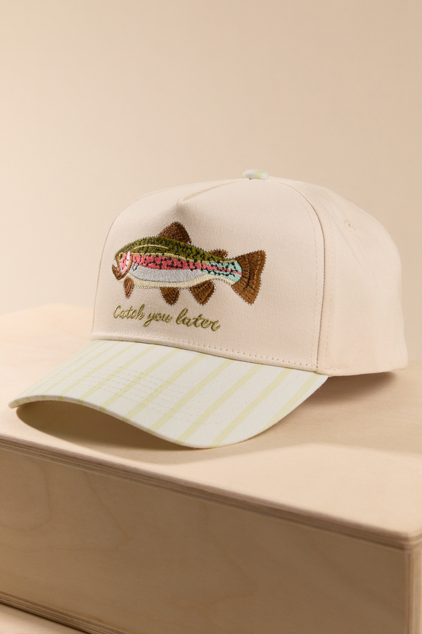 Catch You Later Fish Trucker Hat - Altar'd State