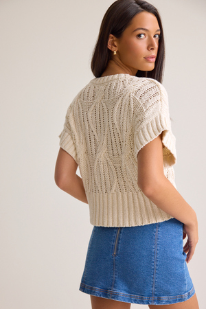 Jasmine Mini Denim Skirt - Altar'd State - 