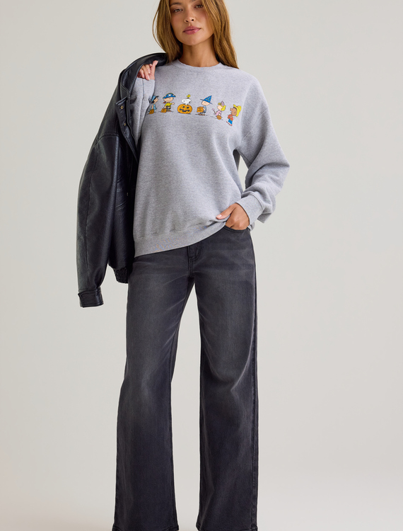 Peanuts Trick Or Treat Pullover Detail 1 - Altar'd State