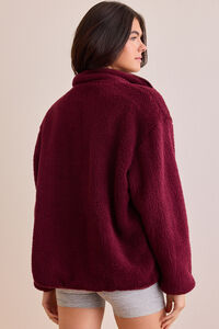 Fireside Plaid Pocket Sherpa Detail 5 - Altar'd State