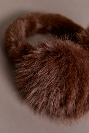Chestnut Fur Ear Muffs - Altar'd State