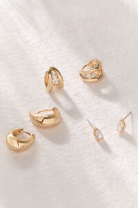 18k Gold Marlowe Hoop Trio - Altar'd State
