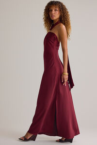 Lena Satin Maxi Dress Detail 6 - Altar'd State