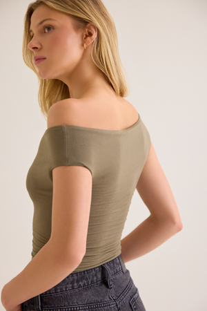 Kimiko Asymmetrical Neck Hardware Top - Altar'd State - 