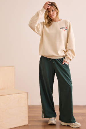 In The Holiday Spirit Graphic Pullover - Altar'd State - 