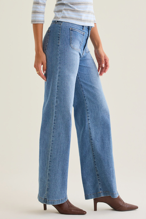 Prestyn High Rise Straight Leg Jeans - Altar'd State - 
