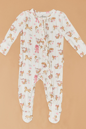 Pink Cowgirl Footie - Altar'd State - 