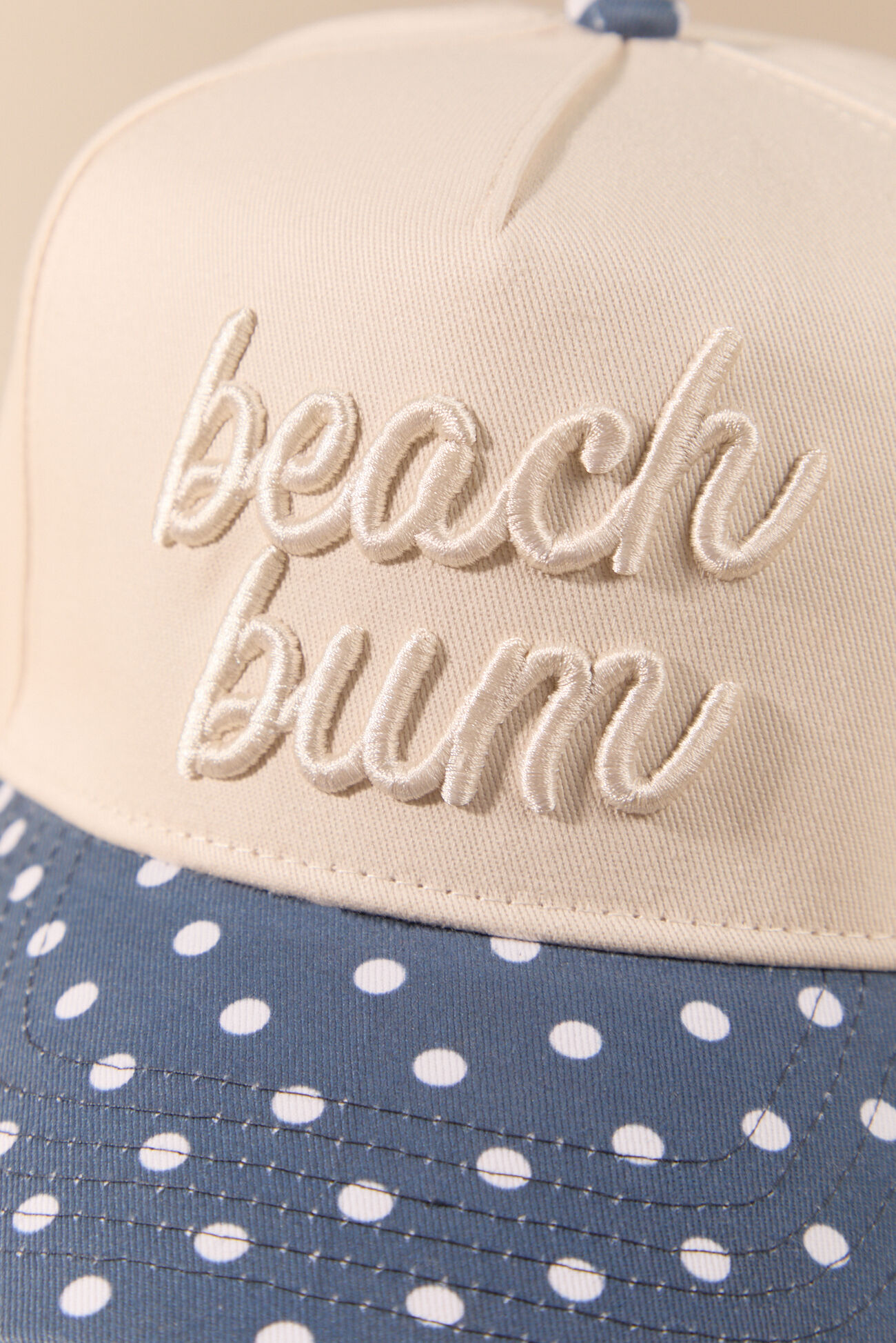 Beach Bum Polka Dot Trucker Hat
