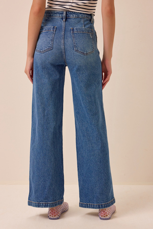 Cecily Straight Leg Jeans - Altar'd State - 
