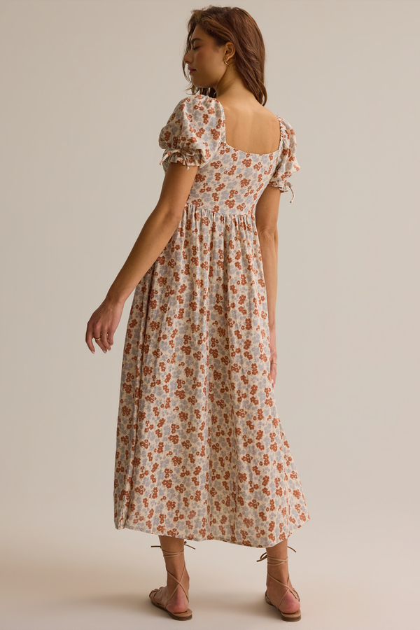 Ayla Americana Floral Maxi Mama Dress by Rylee + Cru Detail 5 - Altar'd State