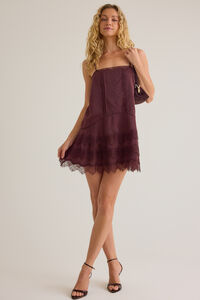 Shalom Satin Mini Dress - Altar'd State